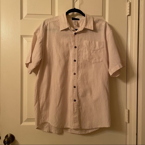Patagonia Off White Button Down Shirt / Size M - Picture 7 of 9